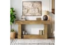 Tribesigns Konsolentisch 160 cm Holz Konsolentisch Braun Bild 1