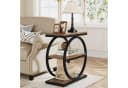 Tribesigns Beistelltisch 3-Tier Schmaler Holz Couchtisch Metallrahmen Bild 2