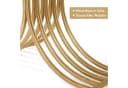 Tribesigns Konsolentisch Weiß Gold Marmoroptik Bild 5