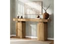 Tribesigns Konsolentisch 160cm Holz Foyertisch Braun Bild 2