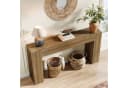 Tribesigns Konsolentisch 160 cm Braun Holzspanplatte Bild 1
