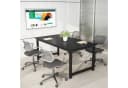 Tribesigns Computertisch 160x80cm Industriell Grau/Schwarz Bild 4