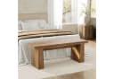 Tribesigns Schuhbank 120 cm Landhaus Stil Holz Sitzbank Bild 3