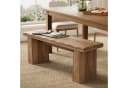 Tribesigns Schuhbank 120 cm Landhaus Stil Holz Sitzbank Bild 5