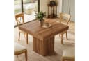 Tribesigns Quadratischer Esstisch 100 cm für 4 Personen, Holz, Braun Bild 5