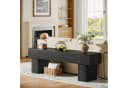 Tribesigns TV-Schrank 160cm Landhausstil Eiche-Optik Bild 5