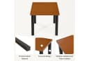 Tribesigns Beistelltisch Balkontisch Outdoor Gartentisch Holzoptik Bild 5