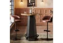 Tribesigns Bartisch Rund Industrial Stehtisch 80cm Ø Bild 2