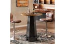 Tribesigns Bartisch Rund Industrial Stehtisch 80cm Ø Bild 3