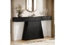 Tribesigns Konsolentisch 160 cm Schwarz Modern Bild 2