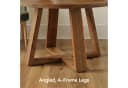 Tribesigns Esstisch 120cm Runder Massivholz-Esstisch Bild 5