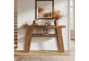 Tribesigns Konsolentisch 120 cm Massivholz Landhausstil Braun Bild 3