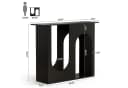 Tribesigns Konsolentisch 100 cm Schwarzer Sofatisch Bild 5
