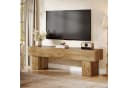 Tribesigns TV-Schrank 160cm Bauernhaus-Stil Braun Bild 4