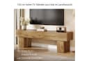 Tribesigns TV-Schrank 160cm Bauernhaus-Stil Braun Bild 5