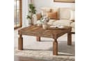 Tribesigns Couchtisch 100cm Landhausstil Massivholz Bild 2