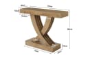 Tribesigns Konsolentisch Schmal mit Holzgestell Bild 5
