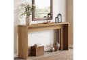 Tribesigns Konsolentisch 140cm Rustikal Braun Holz Bild 2