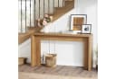 Tribesigns Konsolentisch 140cm Rustikal Braun Holz Bild 5