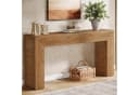 Tribesigns Konsolentisch 160 cm Braun Holz Bild 1