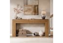 Tribesigns Konsolentisch 160 cm Braun Holz Bild 5