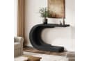 Tribesigns Konsolentisch Holz C-förmiger Flurtisch 110 x 35cm Beistelltisch Bild 5