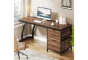 Tribesigns Computertisch mit 3 Schubladen, Home Office Schreibtisch Bild 1