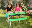 Lifetime Campingtisch Grün für Kinder 3-8 Jahre UV-beständig Klappbar Bild 2