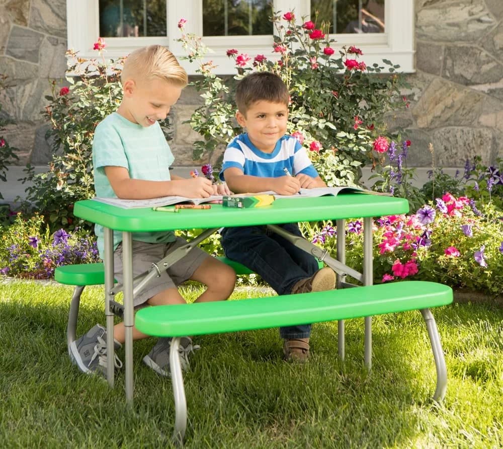 Lifetime Campingtisch Grün für Kinder 3-8 Jahre UV-beständig Klappbar - Bild 4