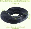 Youyijia Orthopädisches Donut Sitzkissen Memory Foam Steißbeinkissen Bild 1