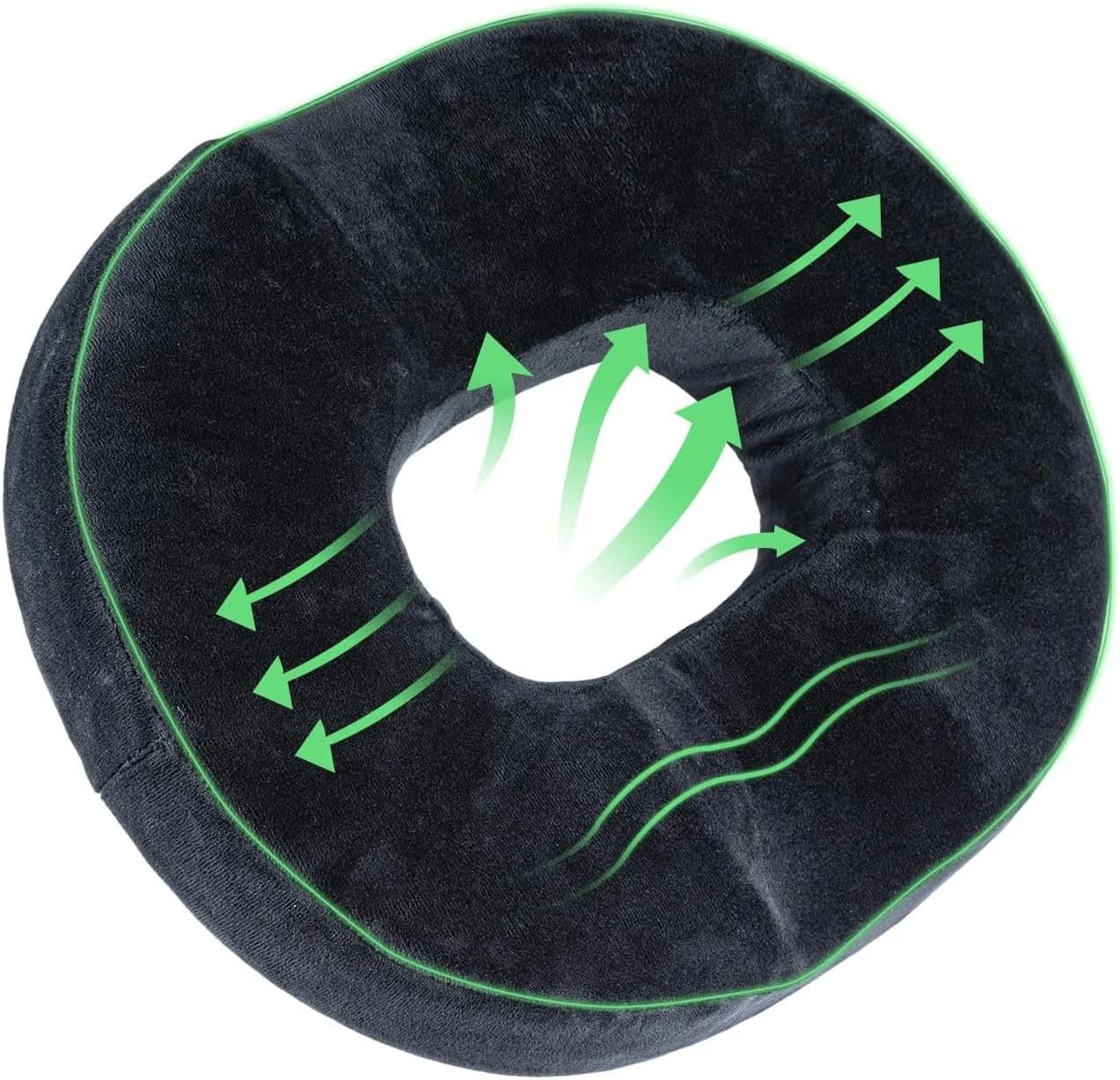 Youyijia Orthopädisches Donut Sitzkissen Memory Foam Steißbeinkissen - Bild 2