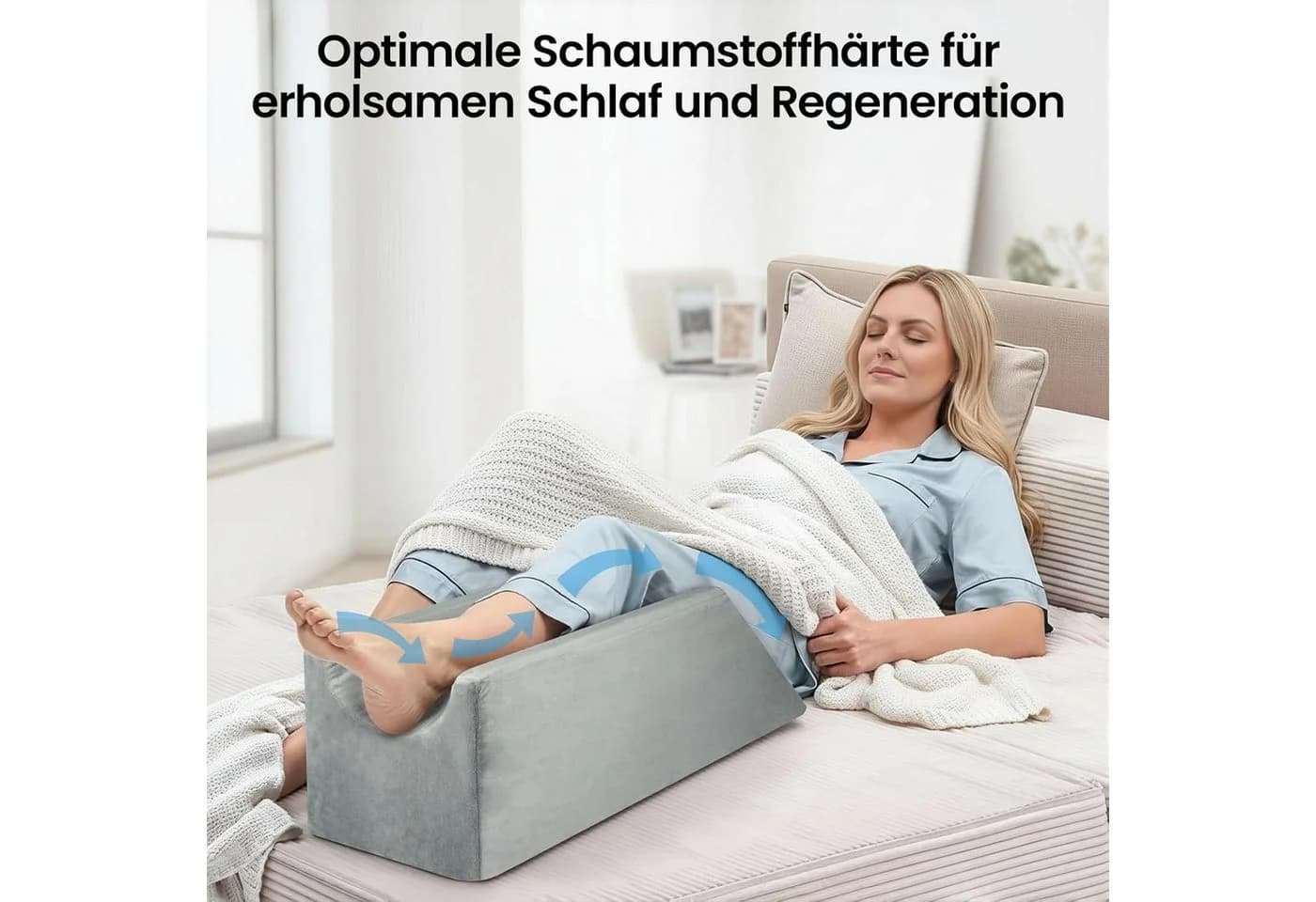 Youyijia Steißbeinkissen Memory-Schaum Keilkissen zum Hochlagern - Bild 4