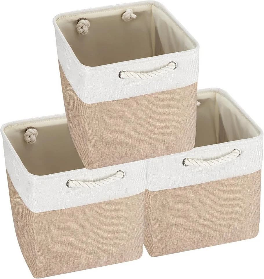 Youyijia Aufbewahrungsbox Set 3-teilig Zusammenklappbar Stoff - Bild 2