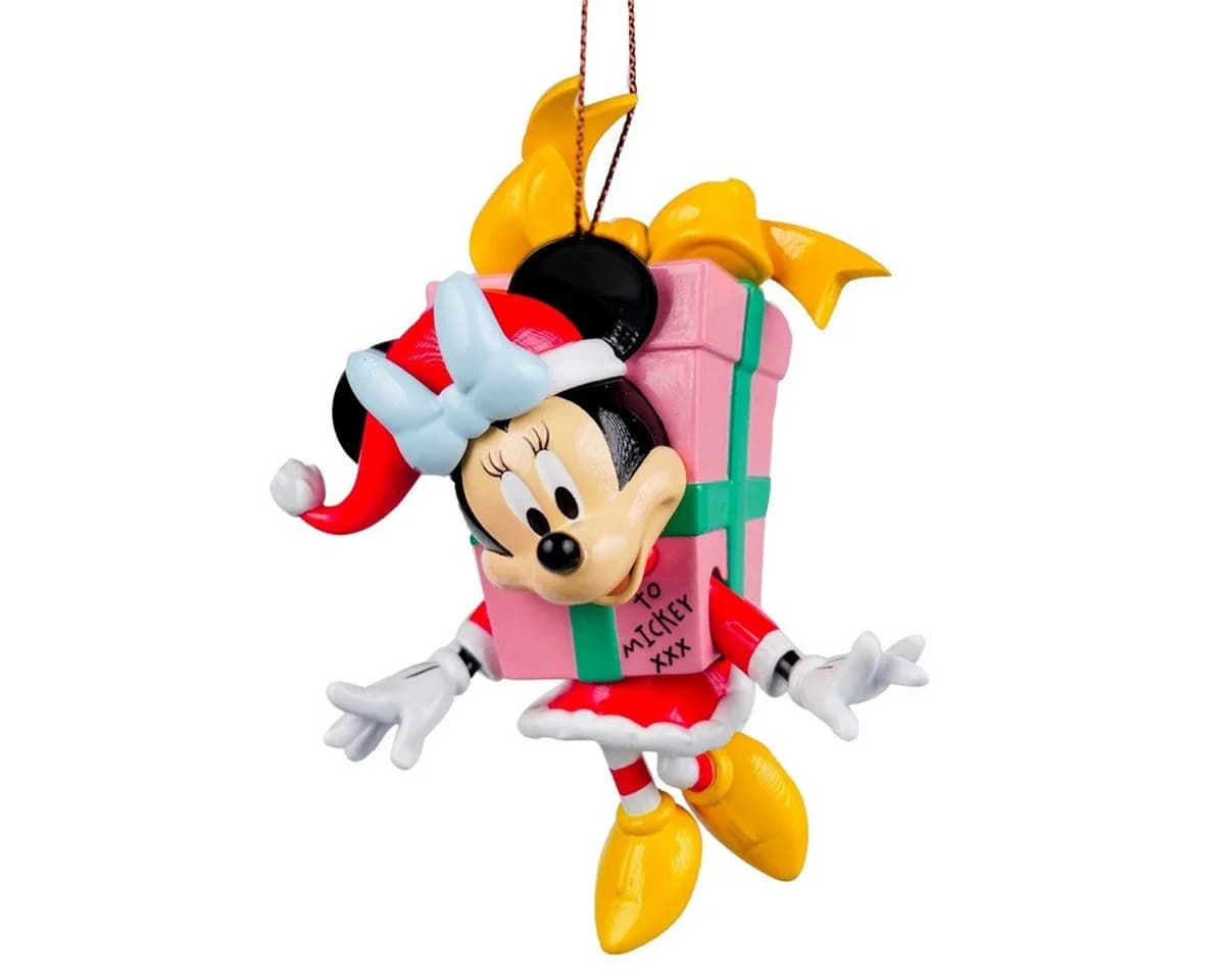 Disney Weihnachtsbaumkugel Minnie Mouse 3D-Optik Bunt PVC - Bild 2