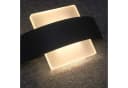 ZMH LED Wandleuchte Schwarz Modern Fernbedienung Bild 2