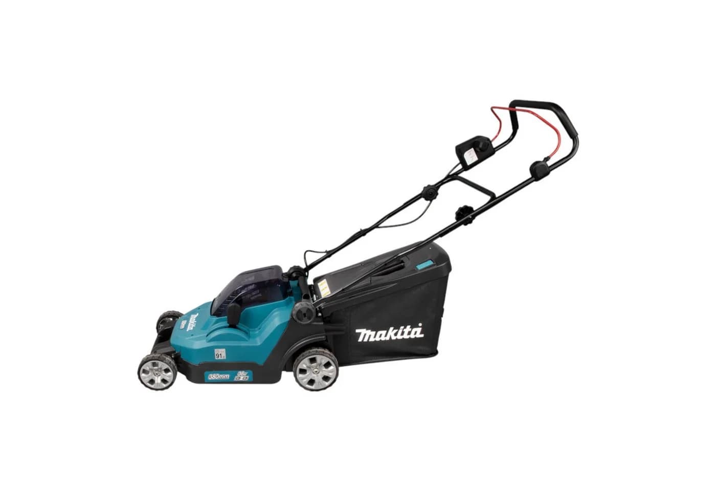 Makita DLM382Z Akku-Rasenmäher 38 cm 2x18V LXT mit Grasfangkorb - Bild 3