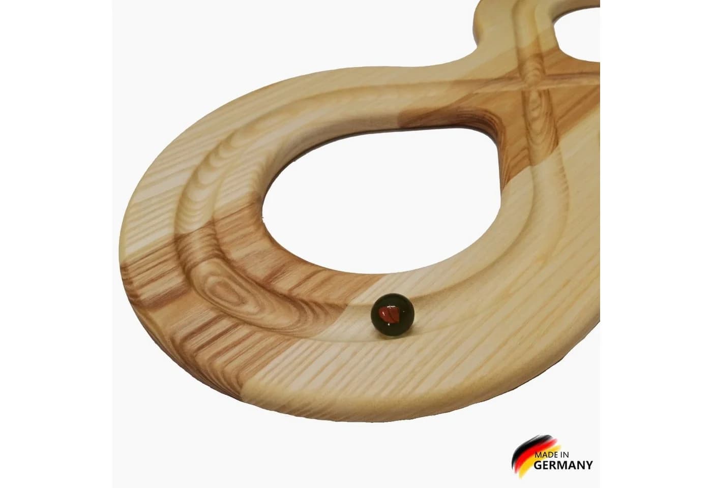 Madera Spielzeuge Motorikschleife Motorik Acht Eschen Massivholz - Bild 5