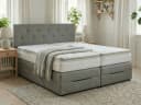 PAARA Boxspringbett Rio mit Bettkasten & verstellbarem Kopfteil Bild 3