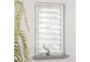 Doppelrollo GARESA Blume Grau Polyester 45x150cm Bild 1