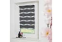 Doppelrollo GARESA Welle 45x150 cm Anthrazit Polyester Bild 3
