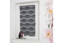 Doppelrollo GARESA Welle 45x150 cm Anthrazit Polyester Bild 4
