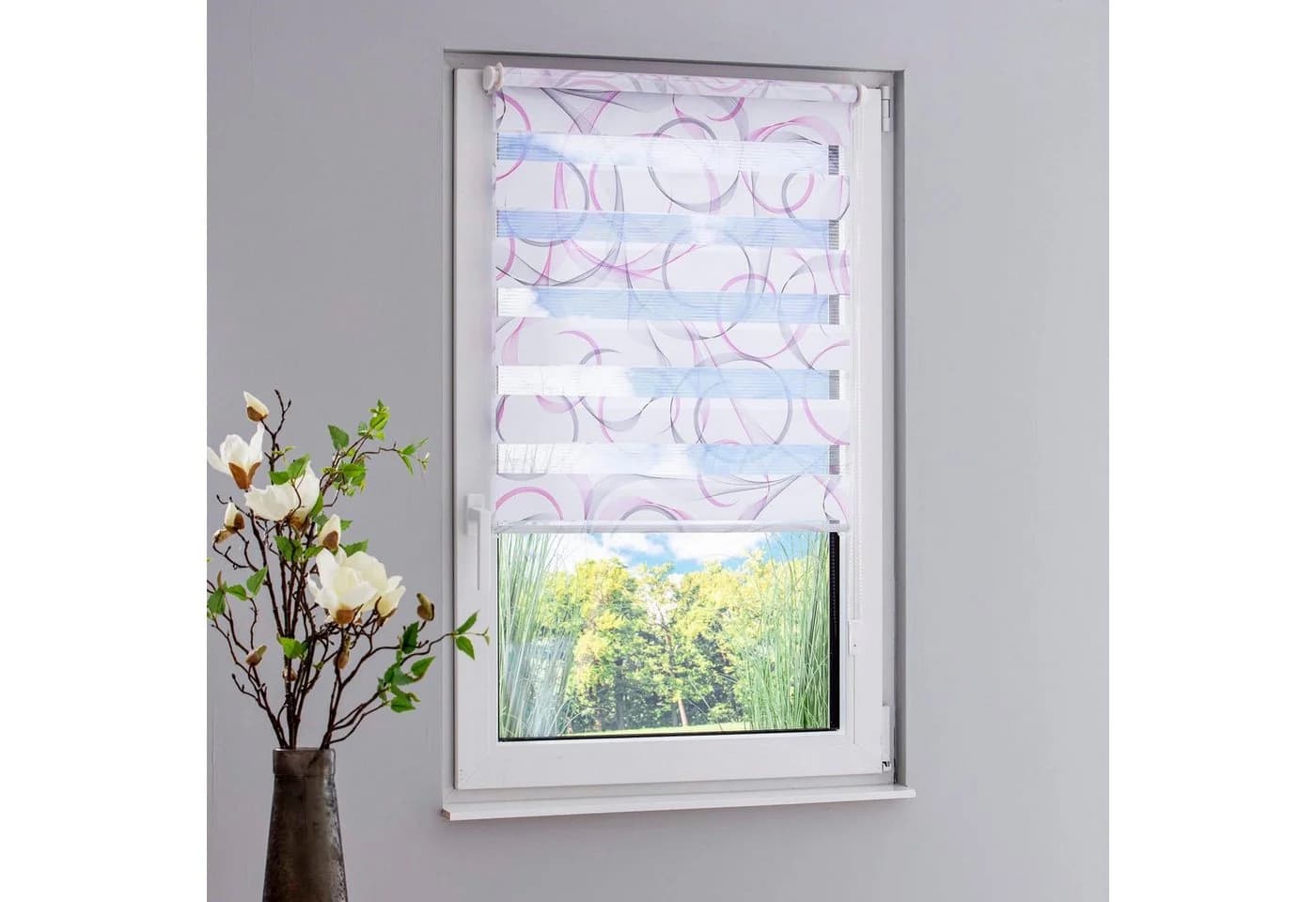 Doppelrollo GARESA Swing 45cm x 150cm Polyester - Bild 2