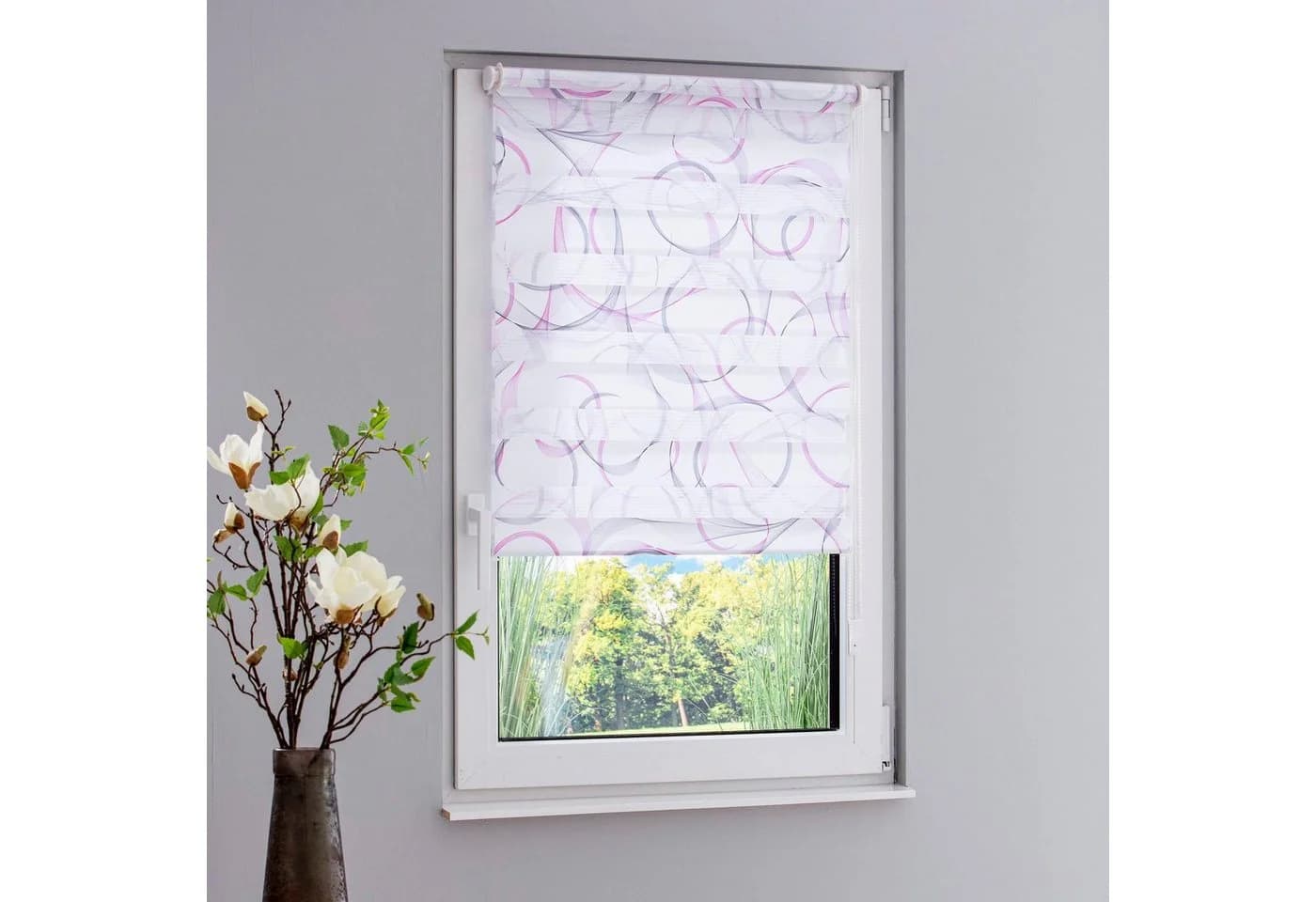 Doppelrollo GARESA Swing 45cm x 150cm Polyester - Bild 3
