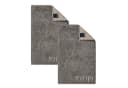 JOOP! Handtuch 2 Stück Classic Graphit Taupe 30x50, Walkfrottier, 100% Baumwolle Bild 2