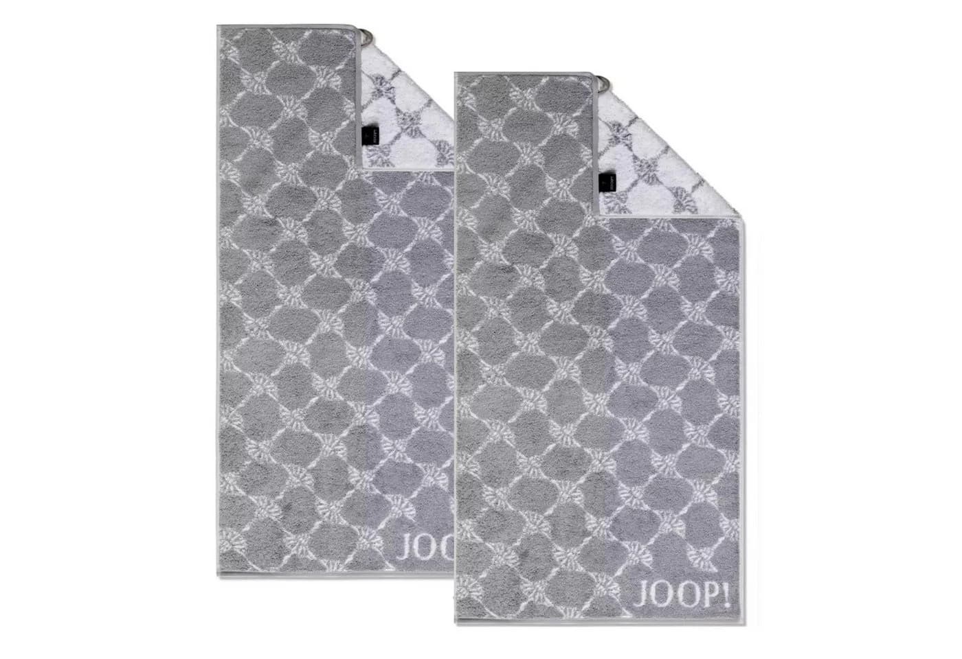 JOOP! Handtuch 2 Stück Cornflower Silber 50x100, Walkfrottier - Bild 2