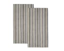 Cawö Life Style Handtücher 2 Stück Streifen Grau 50x100 Baumwolle Bild 2