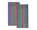 Cawö Life Style Handtücher 2 Stück Streifen Bunt 50x100 Baumwolle Bild 2