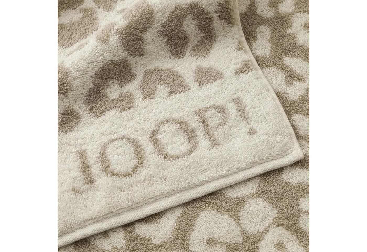 JOOP! Handtuch 2 Stück Leo Allover Beige 50x100 Baumwolle - Bild 3