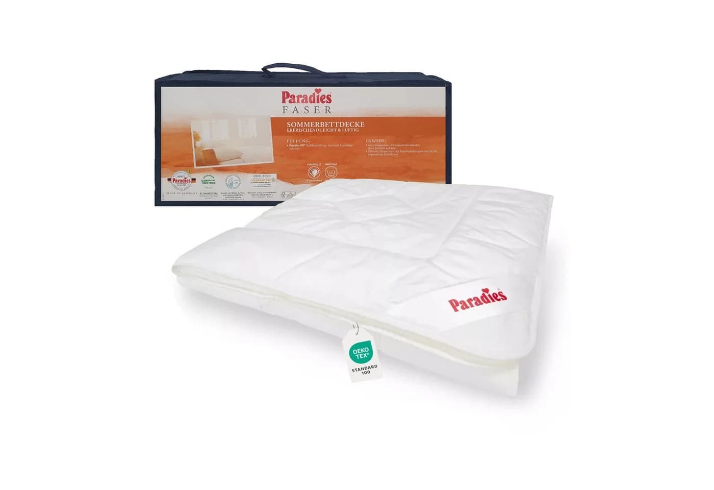 Paradies Sommerbettdecke Halia-Fill 135x200 Baumwolle Aloe Vera - Bild 2