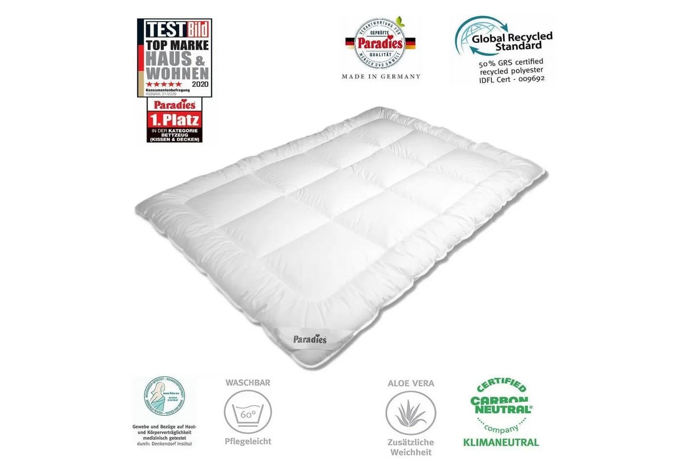 Kuschelige Winter-Bettdecke aus Polyester und Baumwolle